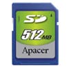 APACER Secure Digital 512 MB 60X